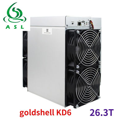 KDA Coin Goldshell Asic Miner 29.2Th/S 2630W KD6 11.6V-13.0V Input Voltage