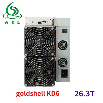 KDA Coin Goldshell Asic Miner 29.2Th/S 2630W KD6 11.6V-13.0V Input Voltage