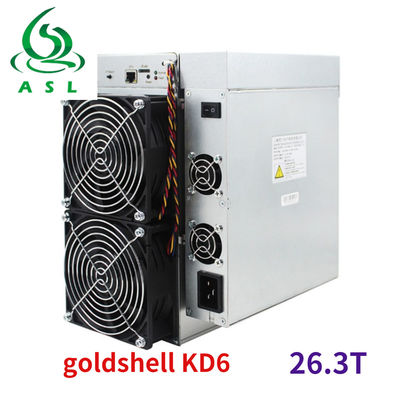 KDA Coin Goldshell Asic Miner 29.2Th/S 2630W KD6 11.6V-13.0V Input Voltage