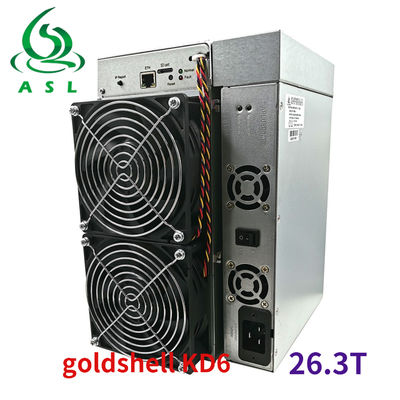KDA Coin Goldshell Asic Miner 29.2Th/S 2630W KD6 11.6V-13.0V Input Voltage
