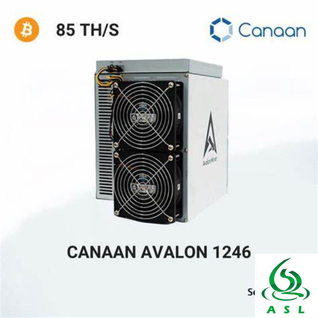 SHA256 90T 85T 81T Canaan Avalon 1246 A1166 Pro Mining Machine With PSU